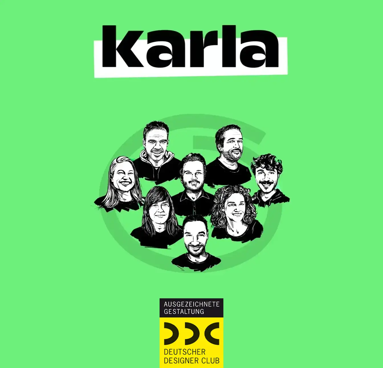 Neuer gemeinnütziger Lokal­journalis­mus für Konstanz – Brand Design by Studio Eminent. Potraitskizzen von den Macher:innen gezeichnet von Emin Hasirci.