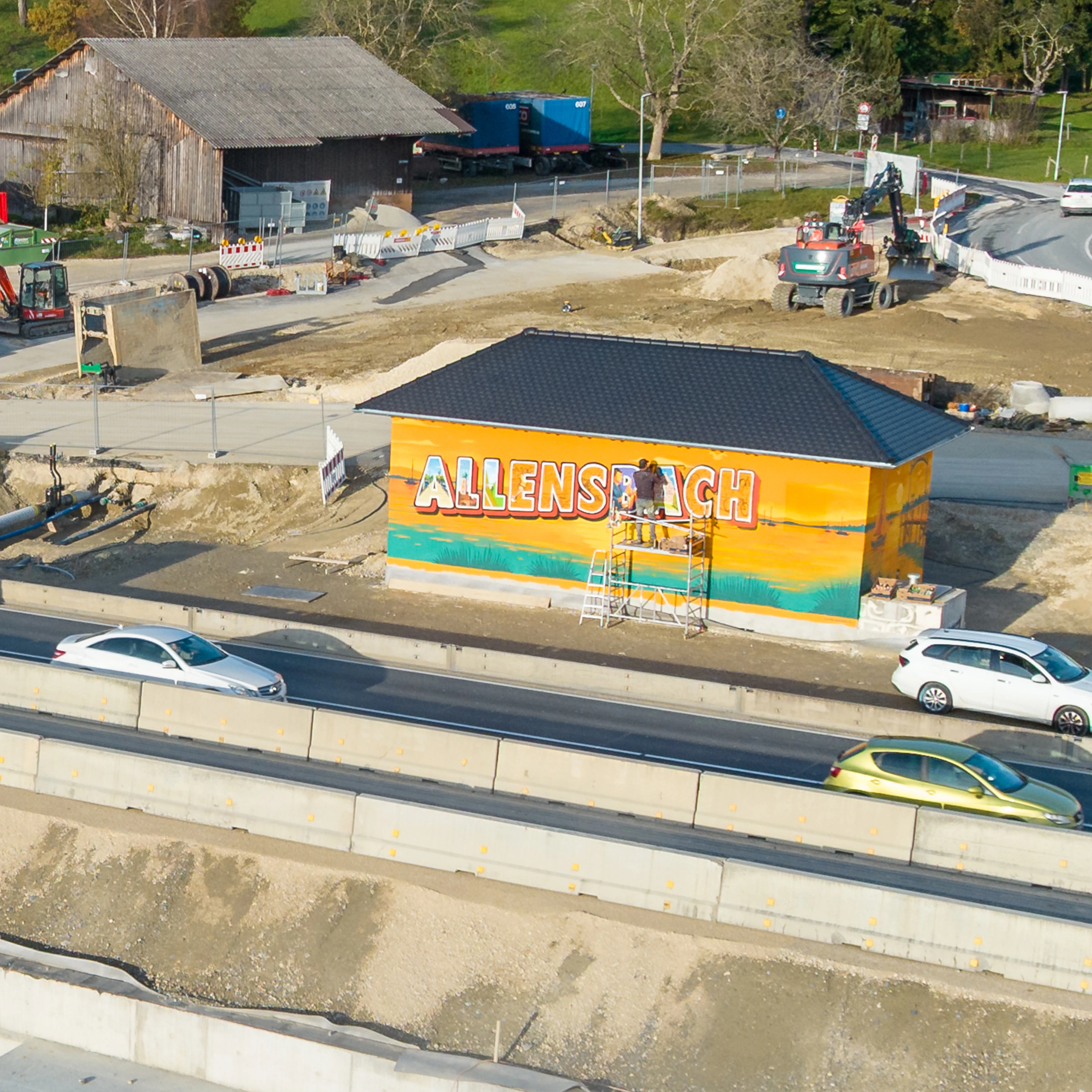 Gemeinde Allensbach - Marke im Raum |&nbsp;Fassadenbranding